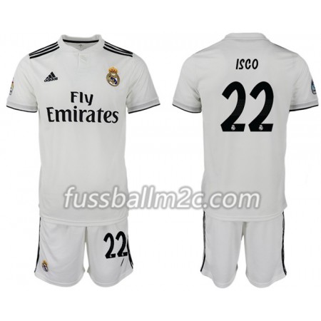 Fußballtrikots Real Madrid ISCO 22 Kinder Heim Trikotsatz 2018-2019 Fußballtrikots Real Madrid ISCO 22 Kinder Heim Trikotsatz 2018-2019